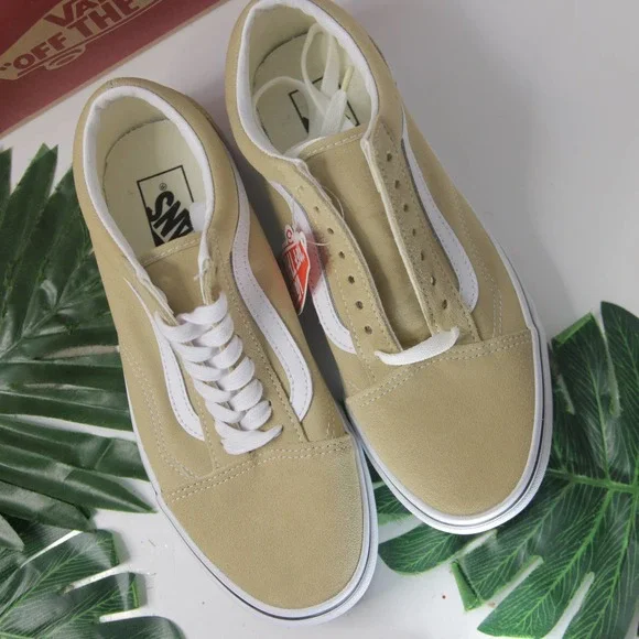 Vans Old Skool Wheat Cream Low Top Sneakers VN0A3WkTYUU - Picture 2 of 5